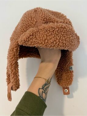 Liewood Sherpa Trapper Hat in Blush Neutral Baby Infant Toddler 1-2yr